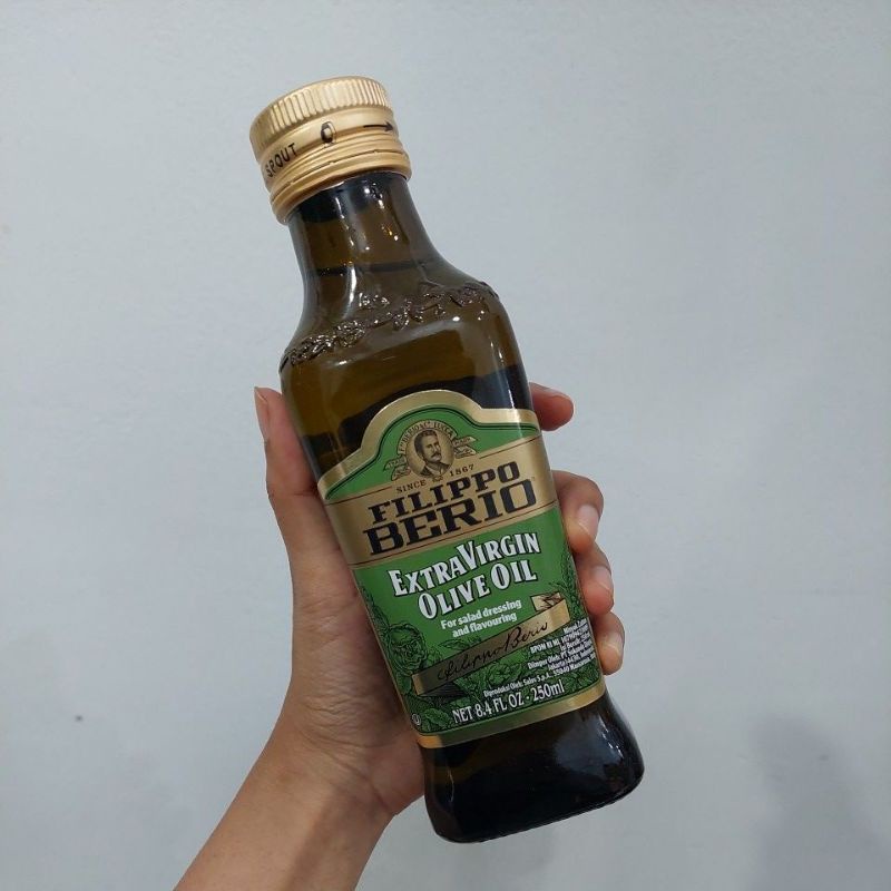 

Filippo Berio Extra Virgin Olive Oil (Minyak Zaitun Untuk Minum dan Salad Dressing) 250ml