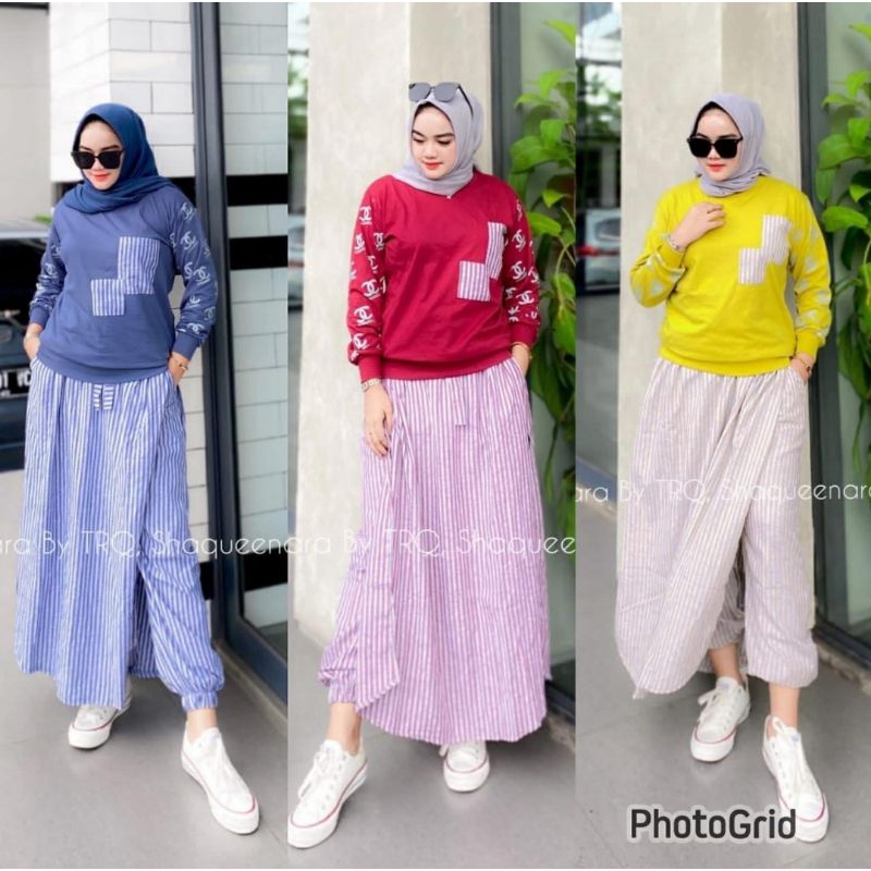 one set celana rok setelan by shaqueenara