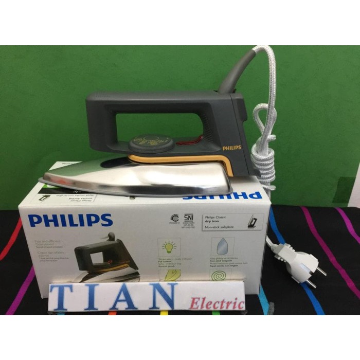 PHILIPS HD-1172 Setrika Listrik Dry Iron Classic ORIGINAL.