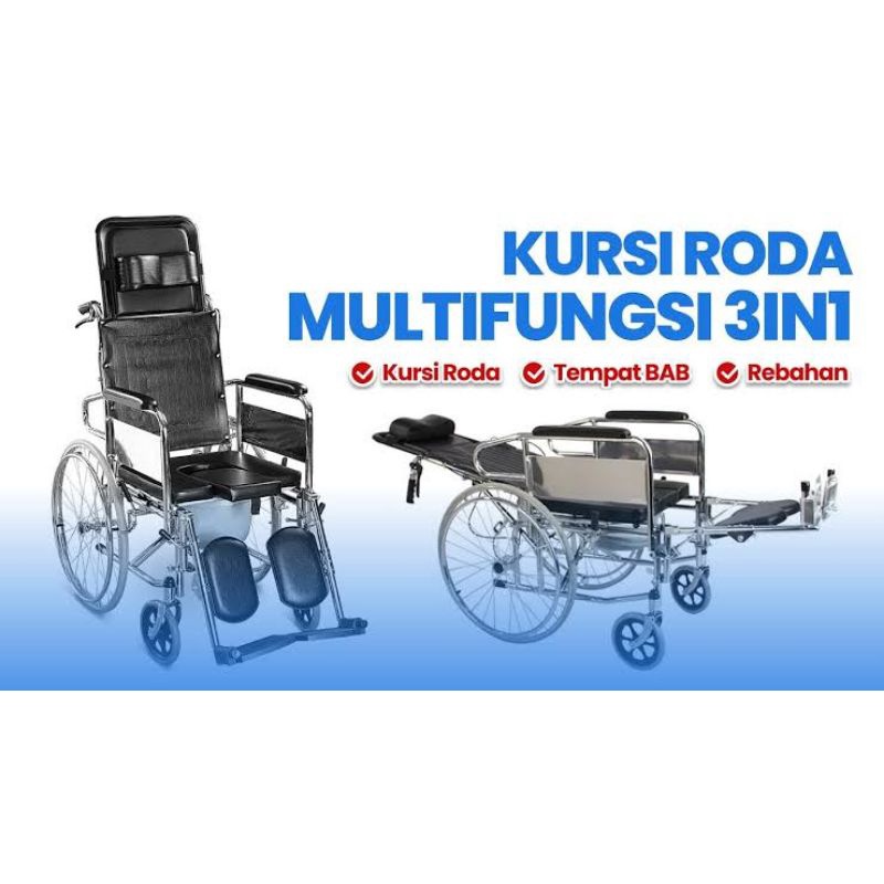 Kursi Roda 3in1 Gea / Kursi Roda 3 Fungsi