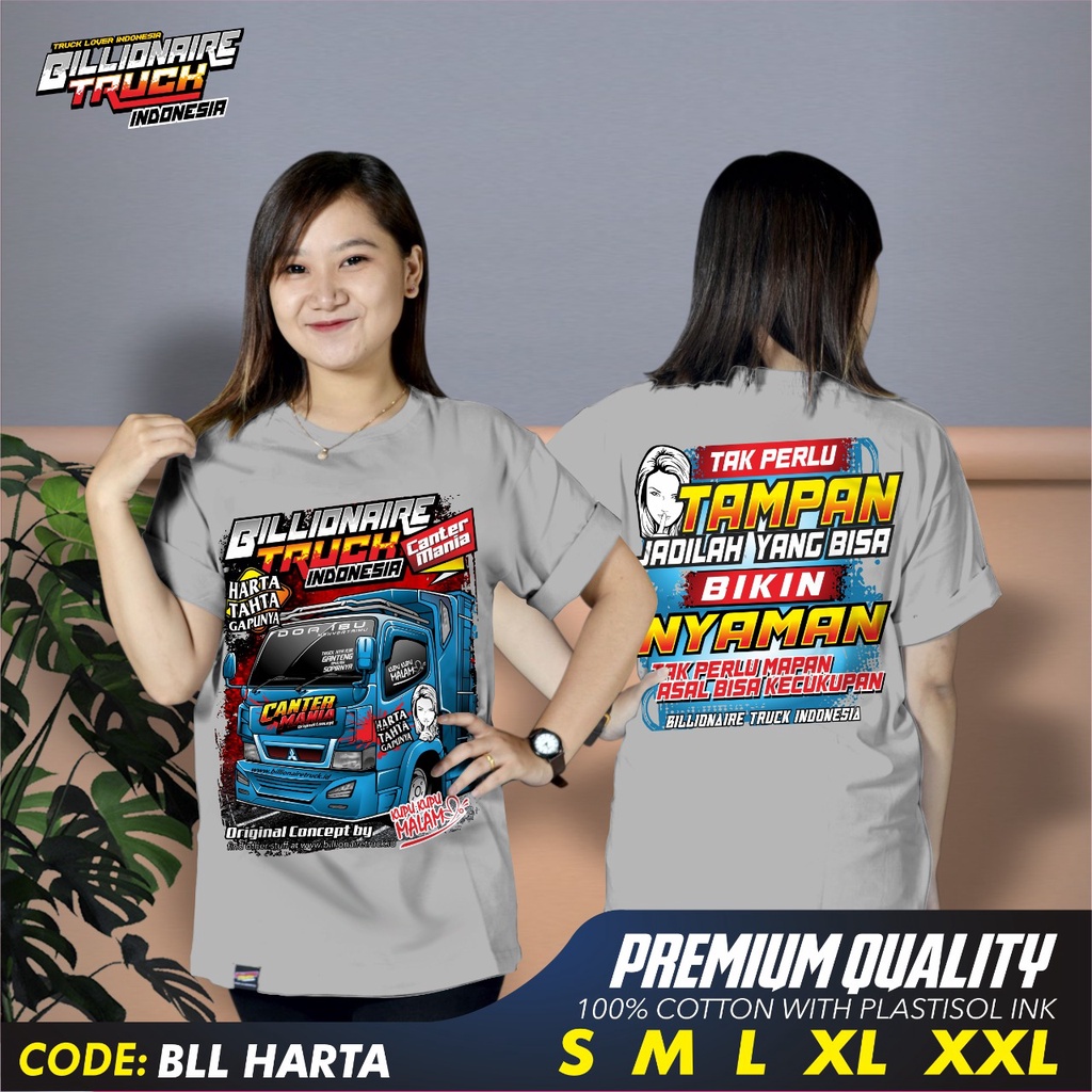 Kaos Truk Canter Baju Truk Terbaru Ori Billionaire Truck