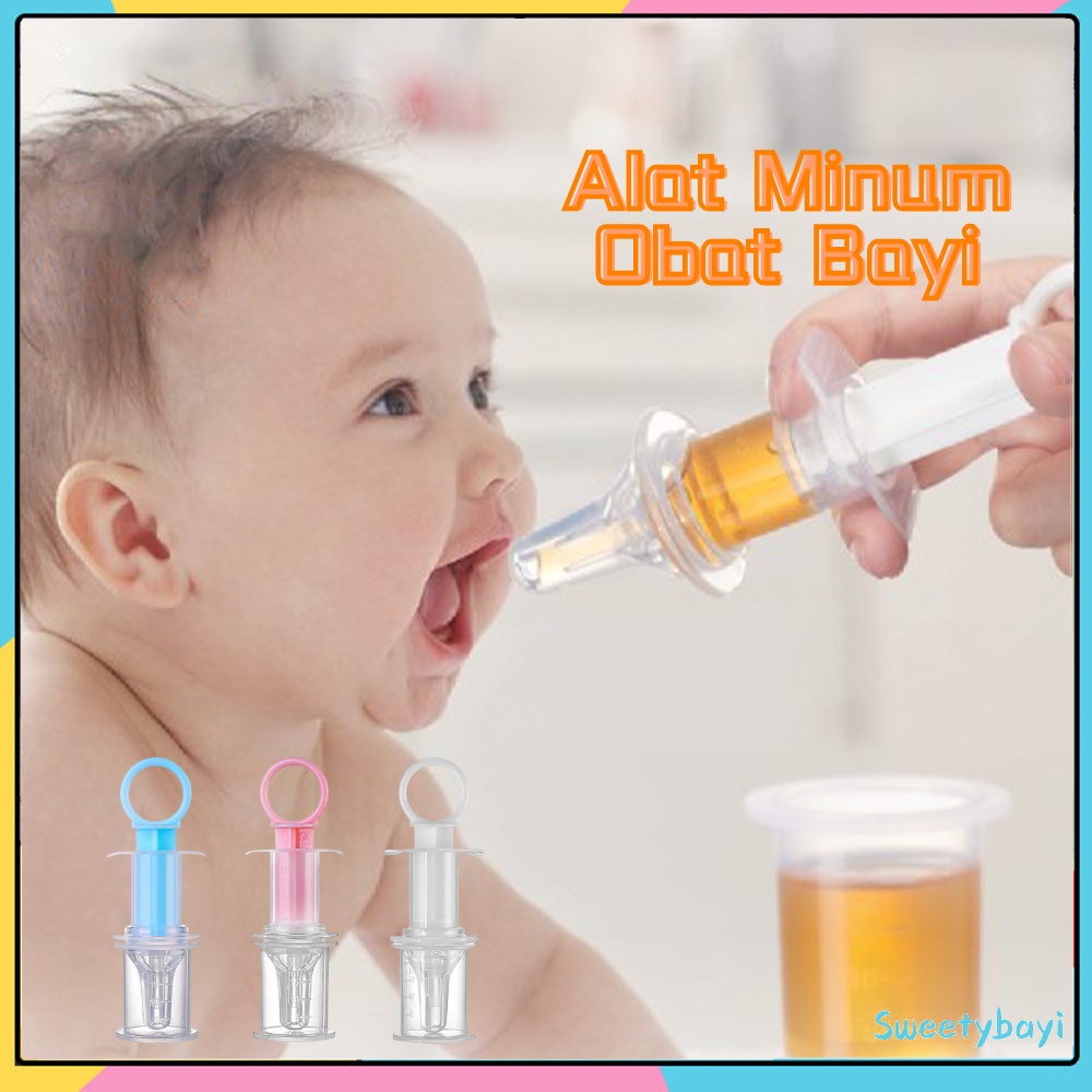 Sweetybayi Penyuap suntik bayi Alat minum obat bayi Pipet obat bayi Medicine feeder Pipet obat suntikan 20ml