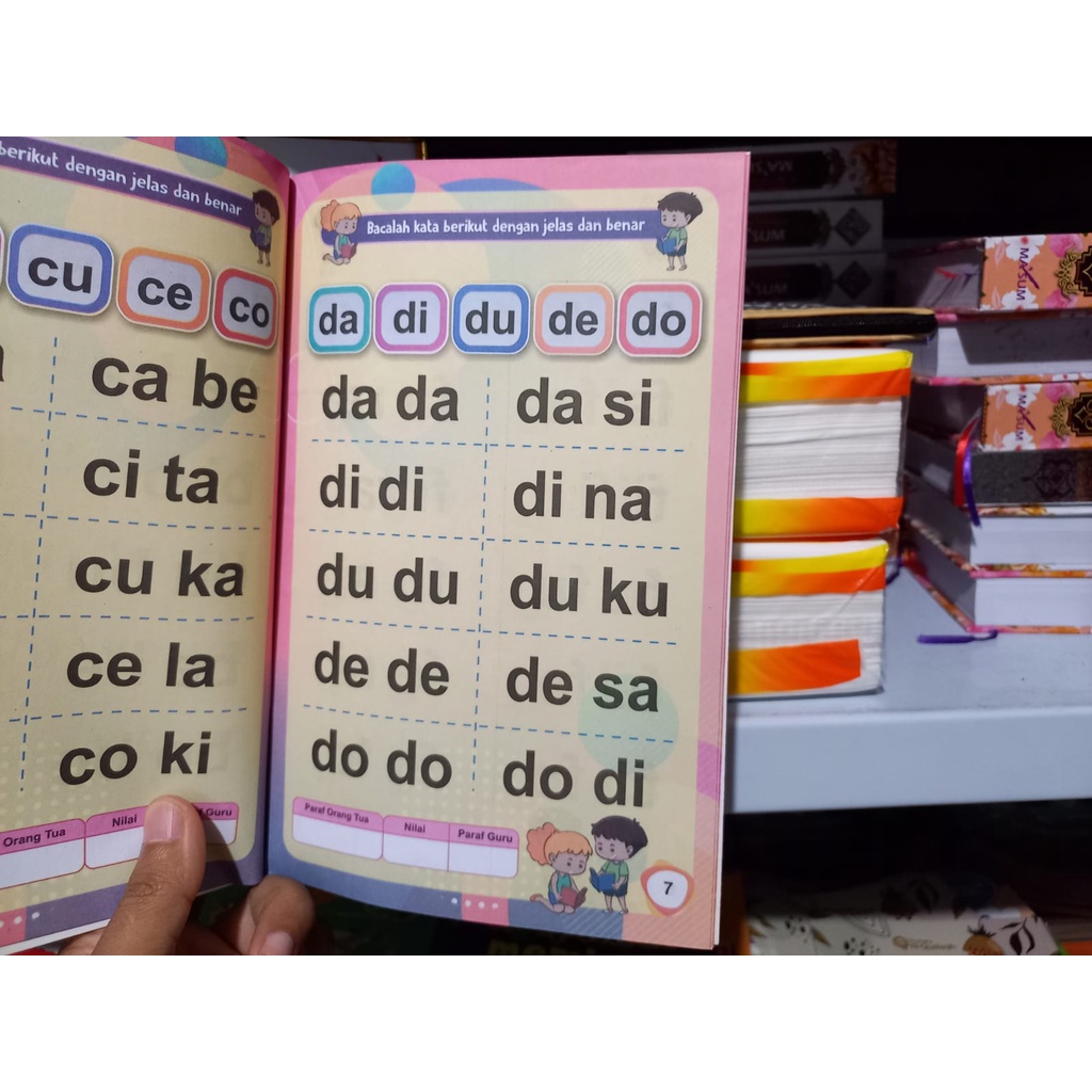 Buku Belajar Membaca Pintar Membaca Suku Kata Dan Kata Untuk Anak Paud Tk Sd (Brian Publisher)