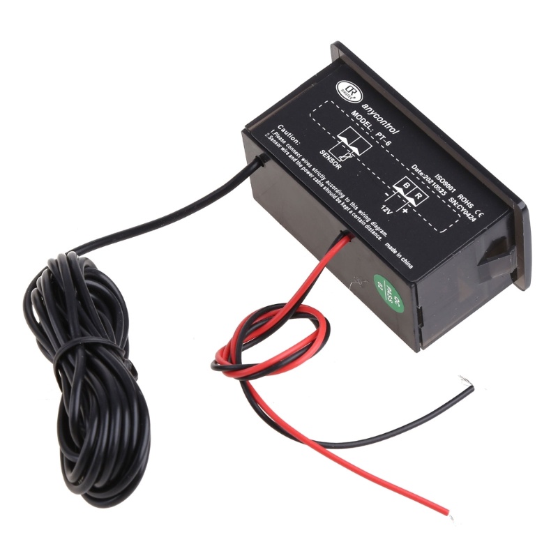 Gro Hot 12V Vehicle Car LED Digital Temperature Meter Probe -40 ~ 110°C