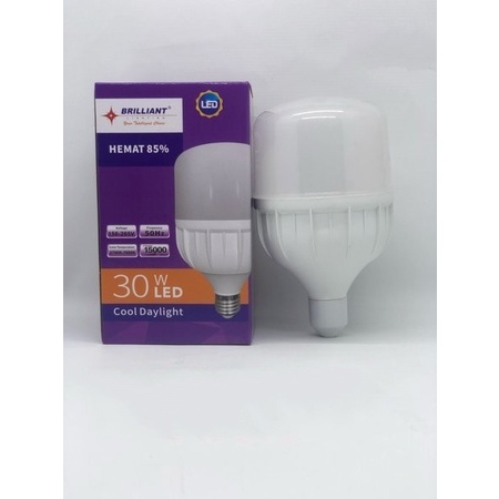 LAMPU LED JUMBO 30 WATT - BRILLIANT - PUTIH
