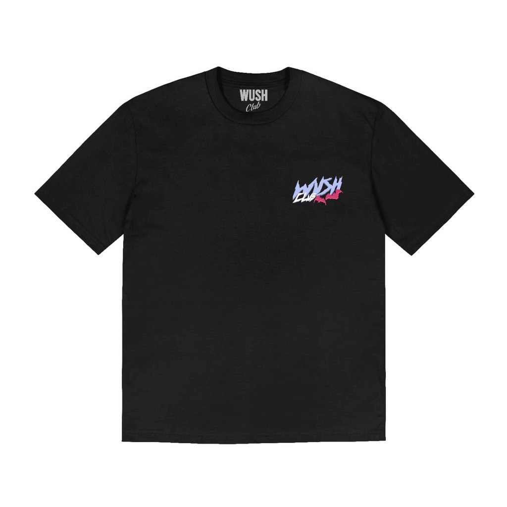 Baju Kaos Distro pria wanita Streetwear Premium Wush Club BAT Tee