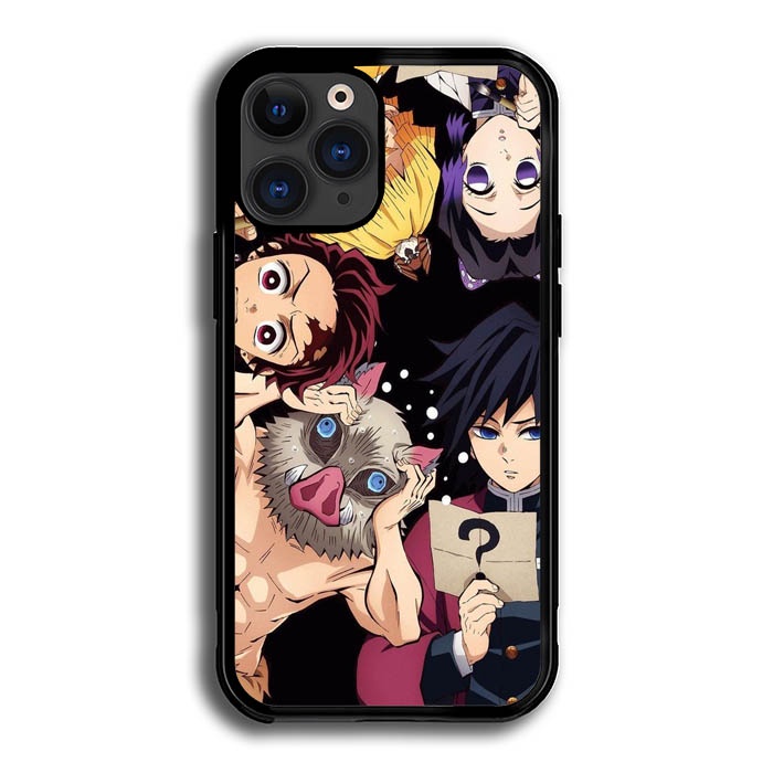 Casing Case iPhone 11 12 13 14 Pro Max Mini Plus tanjiro giyuu inosuke zenitsu NDW0134