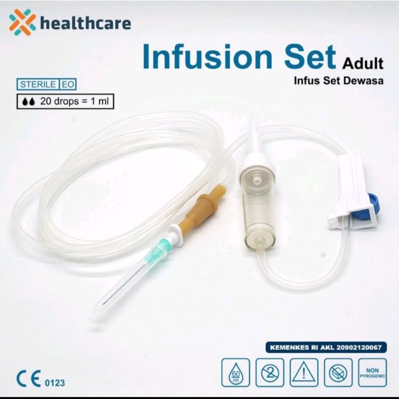 Healthcare - Infu Sion Set Anak &amp; Dewasa Per Buah