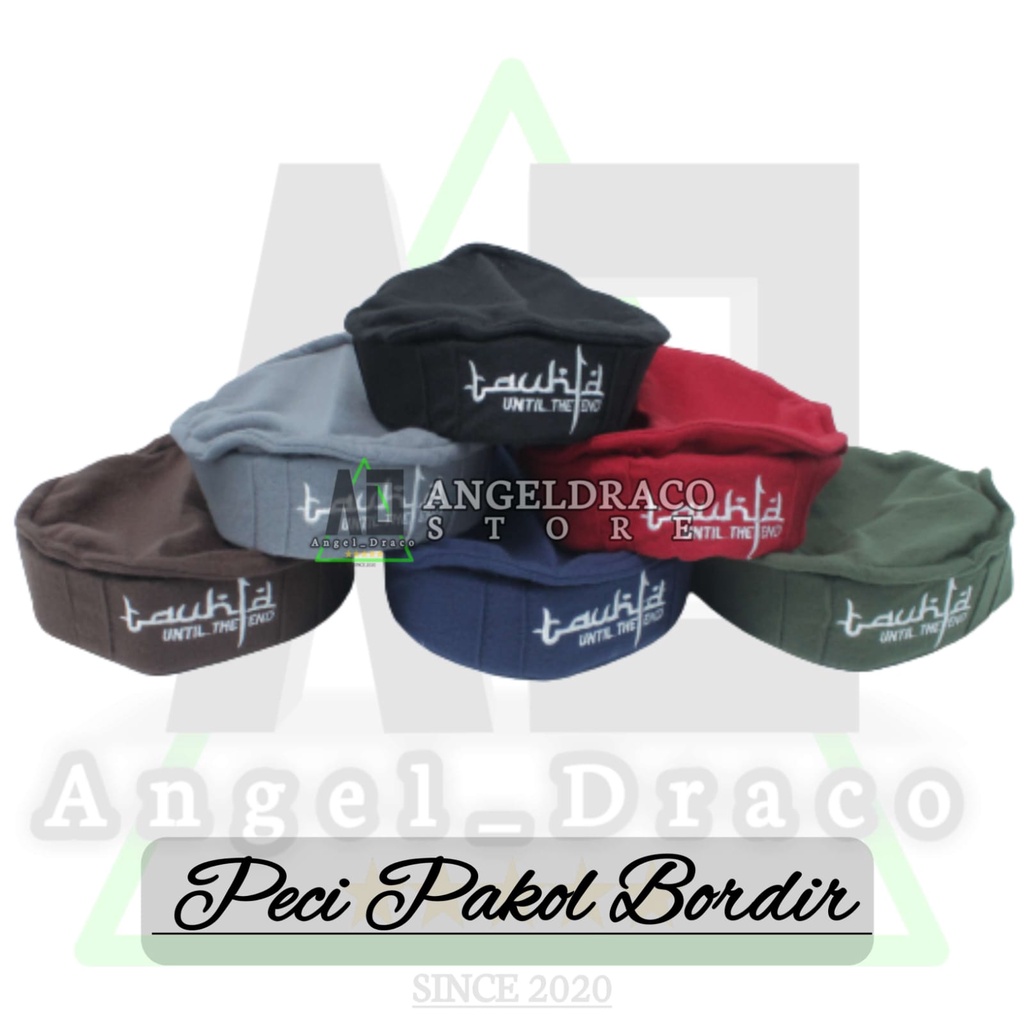 Peci Pakol Bordir / Pakol Bordir