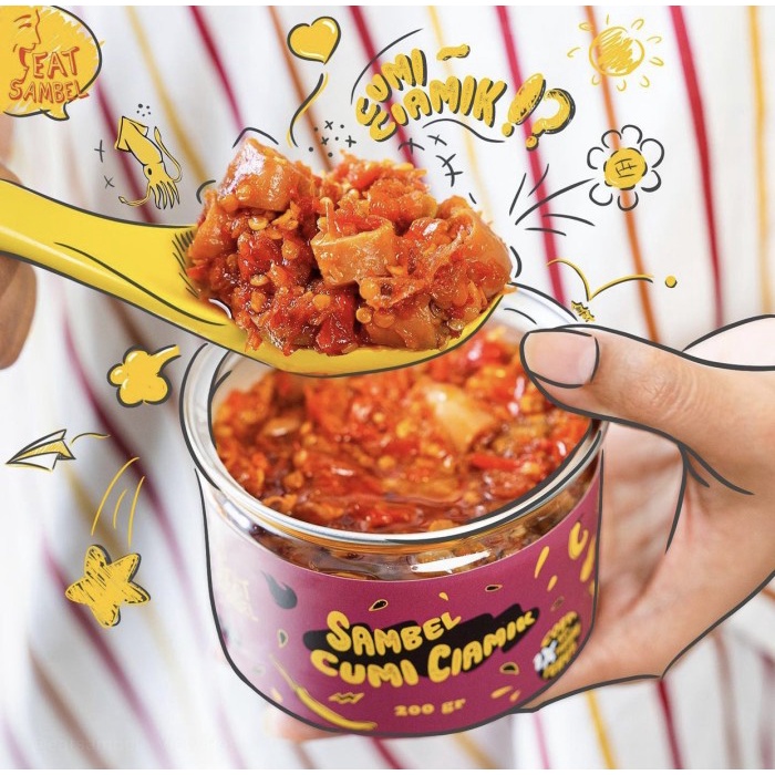 

[BEST SELLER] Eat Sambel - Sambel Cumi Ciamik - 120gr