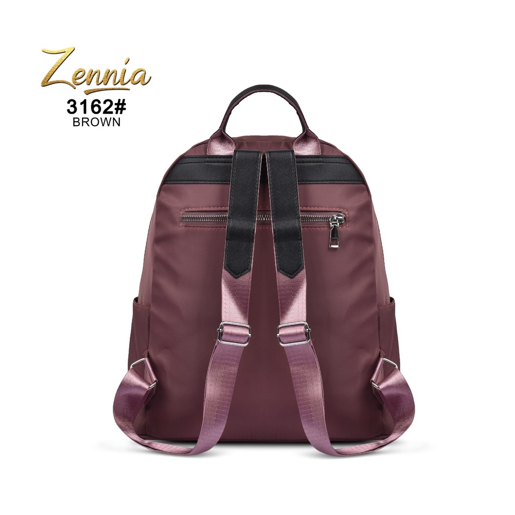 Tas Ransel Fashion Wanita Zennia 3162 Tas Wanita Punggung Backpack Kantor Kerja Kuliah Travell Outdoor