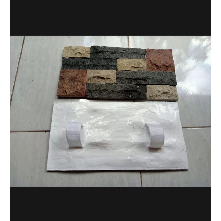 

STAMP Cetakan batu alam motif timbul