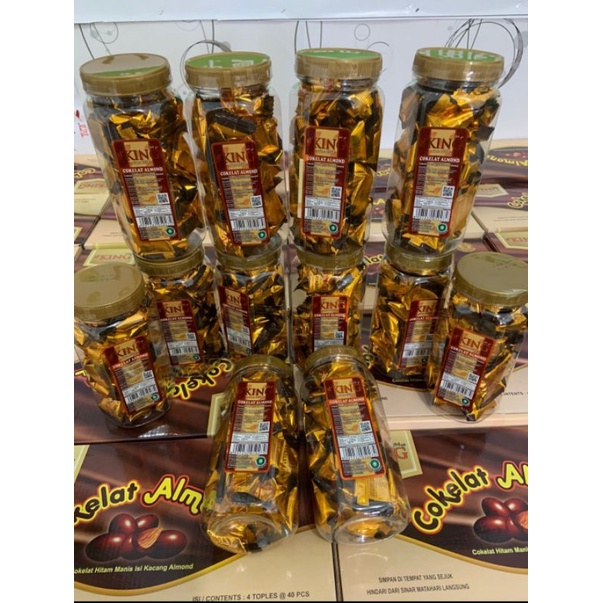 

coklat almond d'king
