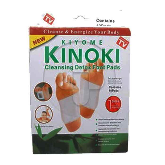 Koyo Kinoki Gold / Kinoki Putih 1 Box 5 Pasang 10 Pads Cleansing Detox Foot Pads