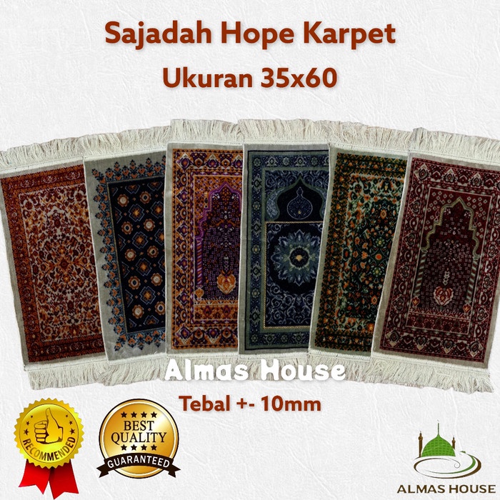 Sajadah Sajadah Turki Exclusive Muka Karpet Tebal | Sajadah Anak Hope Bludru M(R2N9) Sajadah Turki P