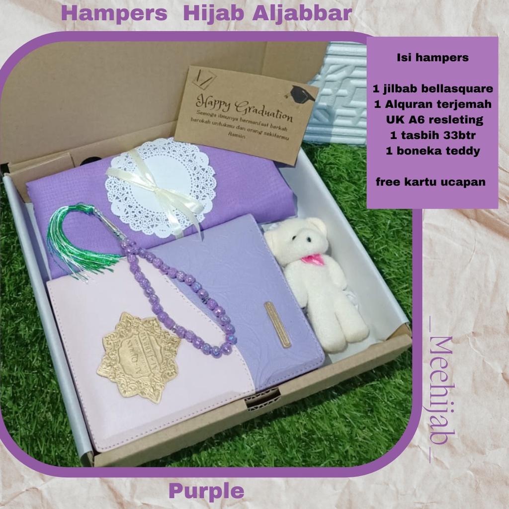 HAMPERS LEBARAN HIJAB ALJABBAR SOUVENIR KADO ULTAH PERNIKAHAN WISUDA
