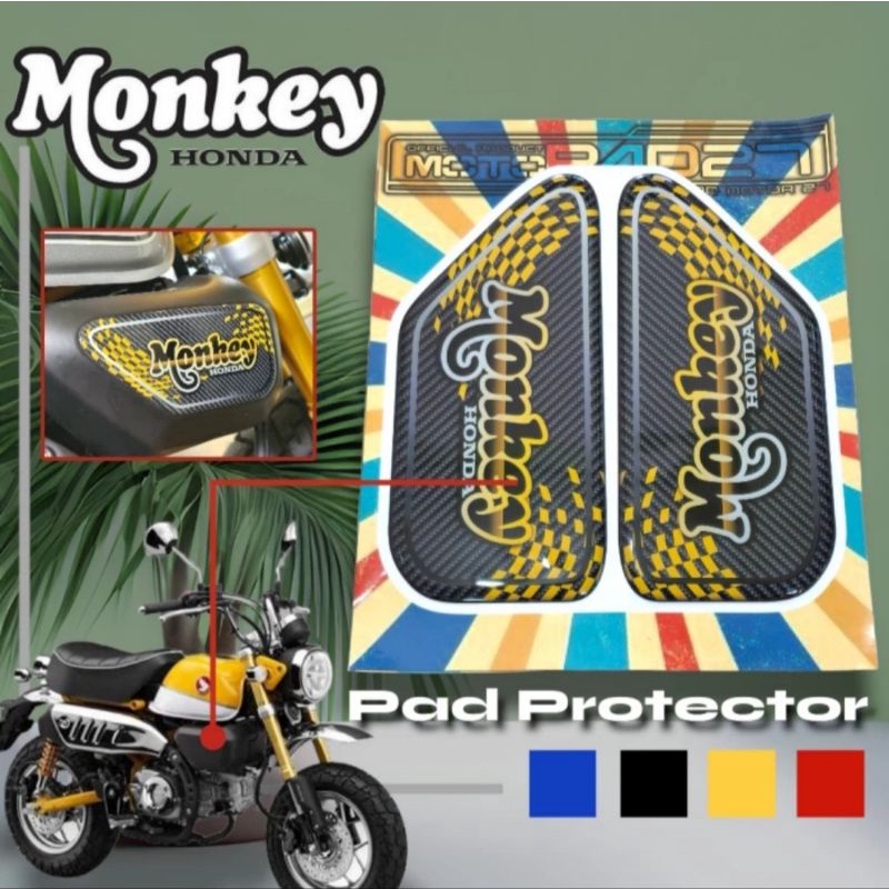 Motopad27 Stiker Tankpad Honda Monkey 125 Stiker timbul Protector Honda Monkey 125