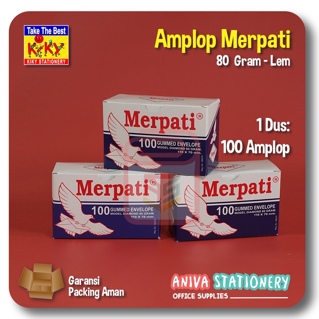 

Kiky Amplop Visit Merpati Putih Polos Kondangan Kecil Mini Uang 80 gram isi 100 lembar