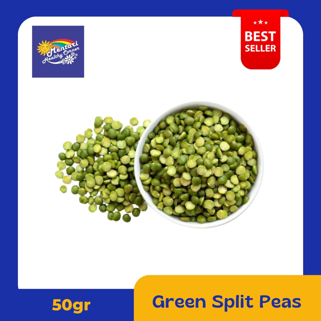 

Green Split Peas 50gr / Kacang Polong Belah Mentah 50gr