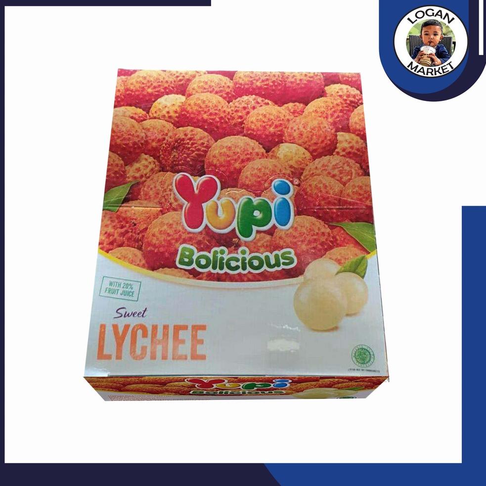 

Ready ¯ Permen Yupi Bolicious Lychee Leci Box Isi 24Pcs 24 Pcs ☢