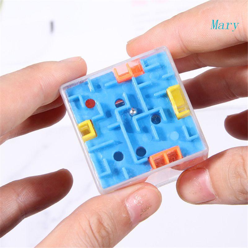 Mary 1.6x1.6x1.6in Anak Berpura-Pura Puzzle Maze Balance Fidget Accessories Edukasi Untuk Bermain Mainan Meja Lucu Hadiah Terbaik