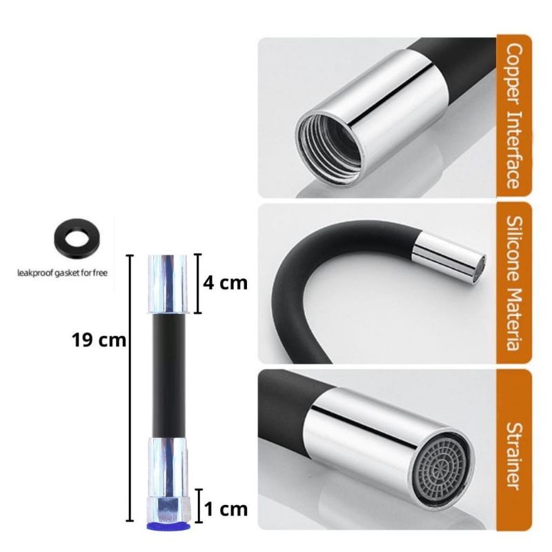 Sambungan Kran Air Flexibel 20 / 30 / 50cm UNIVERSAL 360 / Selang Air Ekstensi 1/2 Inch