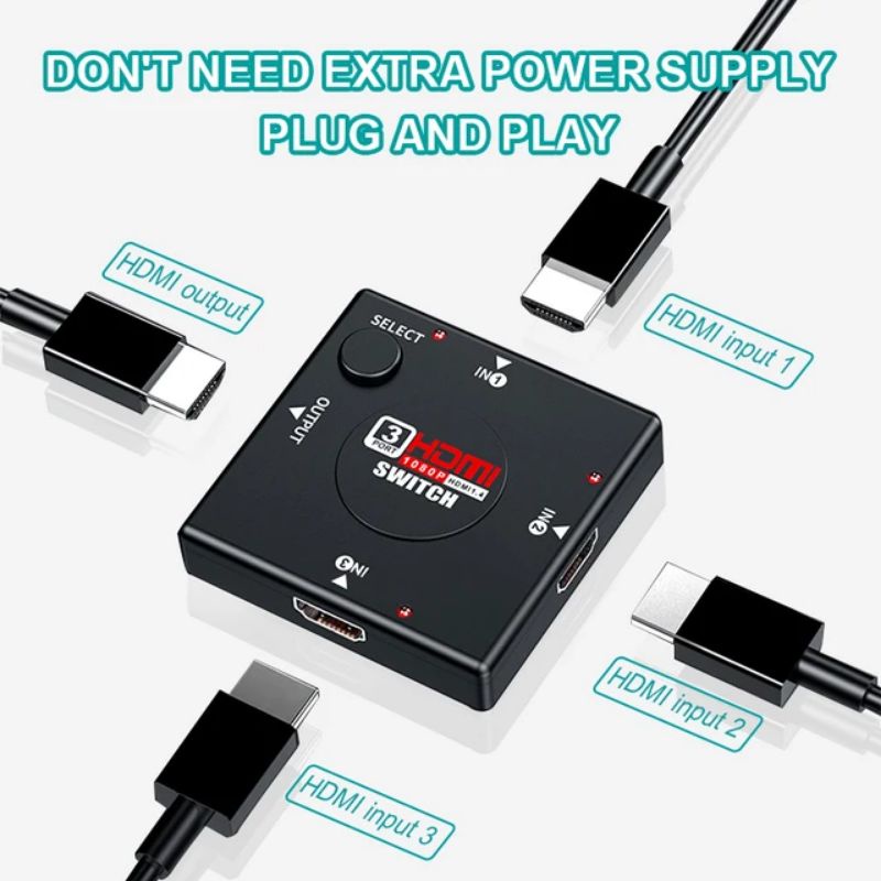 hdmi swict 3 port kotak 3 input 1 output