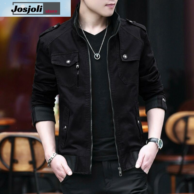 JOSJOLI_STORE/Jaket KEN KEN/Jaket Pria Dewasa Lengan Panjang/Fashion Pria Dewasa LD 110CM