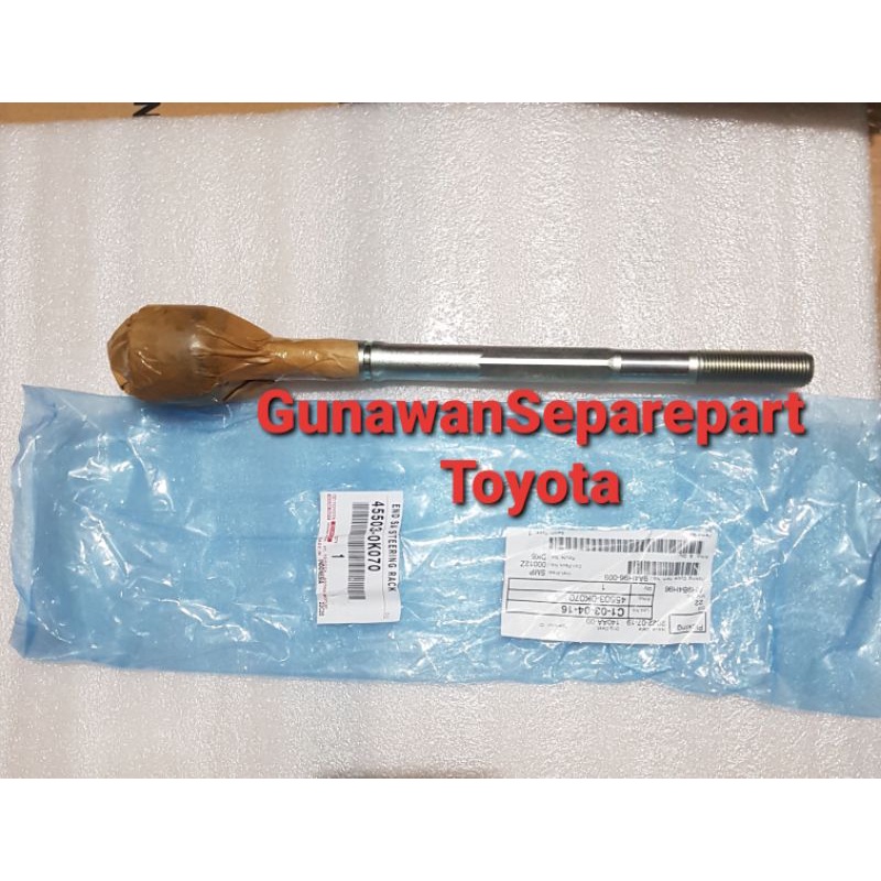 RACK END LONG TIE ROD TOYOTA FORTUNER VRZ THN2017-2020 ORIGINAL