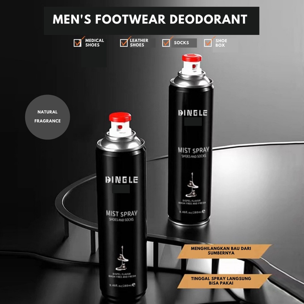 LS Spray Pewangi Sepatu / Anti Bakteri / SHOES AND SOCKS MIST SPRAY Parfum Sepatu Viral