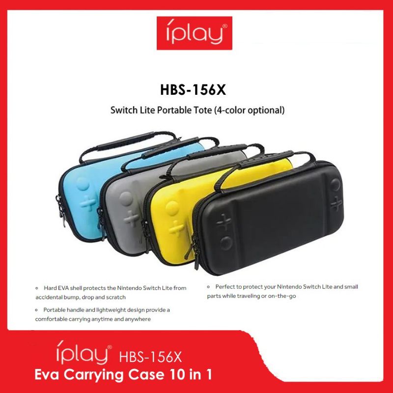 IPLAY Pouch Nintendo Switch Lite Carrying Case Tas Bag Travel HBS-156X