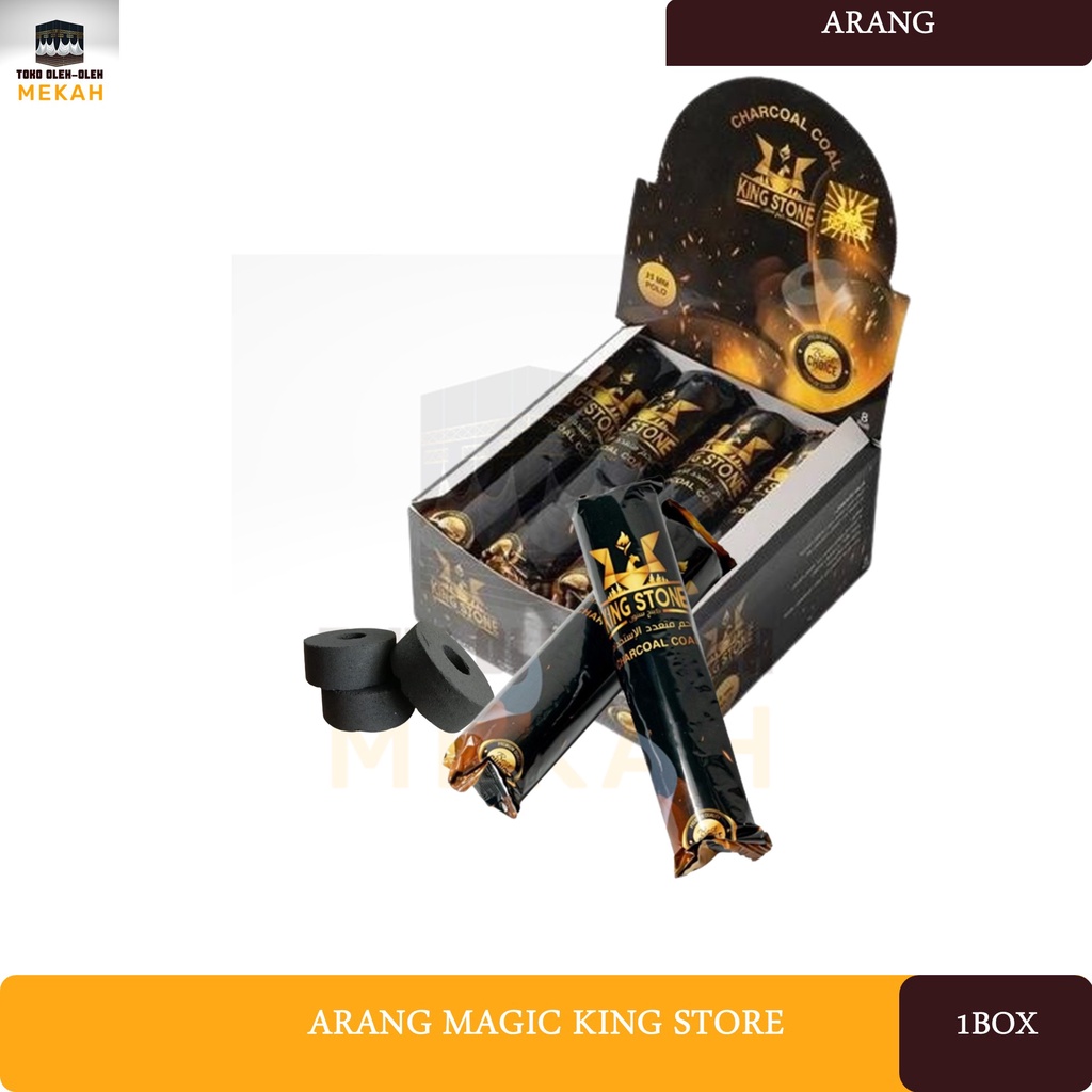 ARANG MAGIC BOX ARANG BRIKET KINGSTONE CHARCOAL ARANG UNTUK BAKAR DUPA ARAB DAN GAHARU BOX