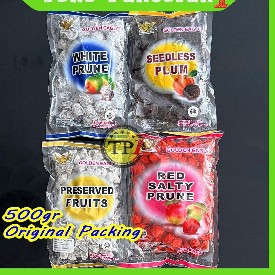 

♪ Golden Eagle Manisan buah kiamboi kiamboy plum merah putih 500g ☼