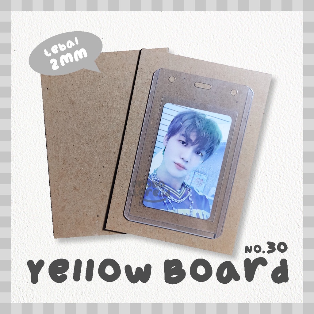 [Satuan] Yellow Board / Karton board No. 30 size A6 &A7