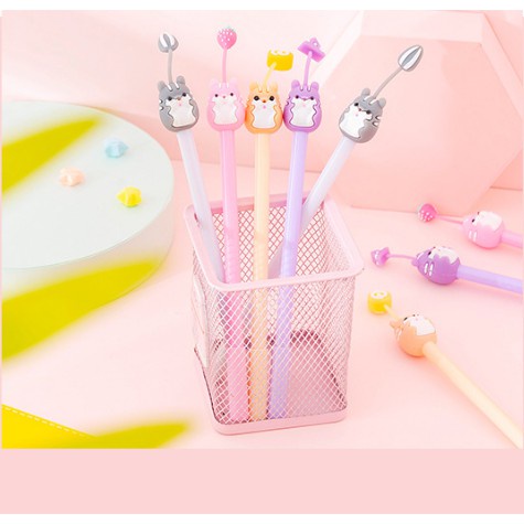 ⭐️𝐈𝐇𝐒 𝟎𝟏𝟖 𝐋𝐚𝐦𝐩𝐮𝐧𝐠⭐️Pulpen Karakter Boneka Buah Pena Gel Motif Karakter Lucu Pen Cute Student Korean