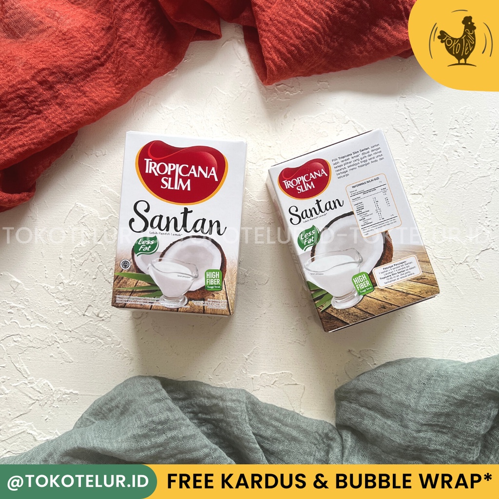 TROPICANA SLIM - Santan Less Fat | Santan Kelapa Rendah Lemak (5x20G)r