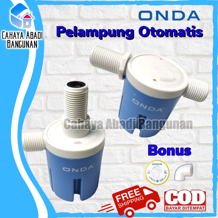 Toren Pelampung Otomatis Tandon Toren Kran Air Tanpa Listrik Onda 1/2 Inch
