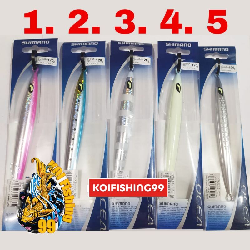 UMPAN METAL JIG SHIMANO PEBBLE STICK 120 GRAM