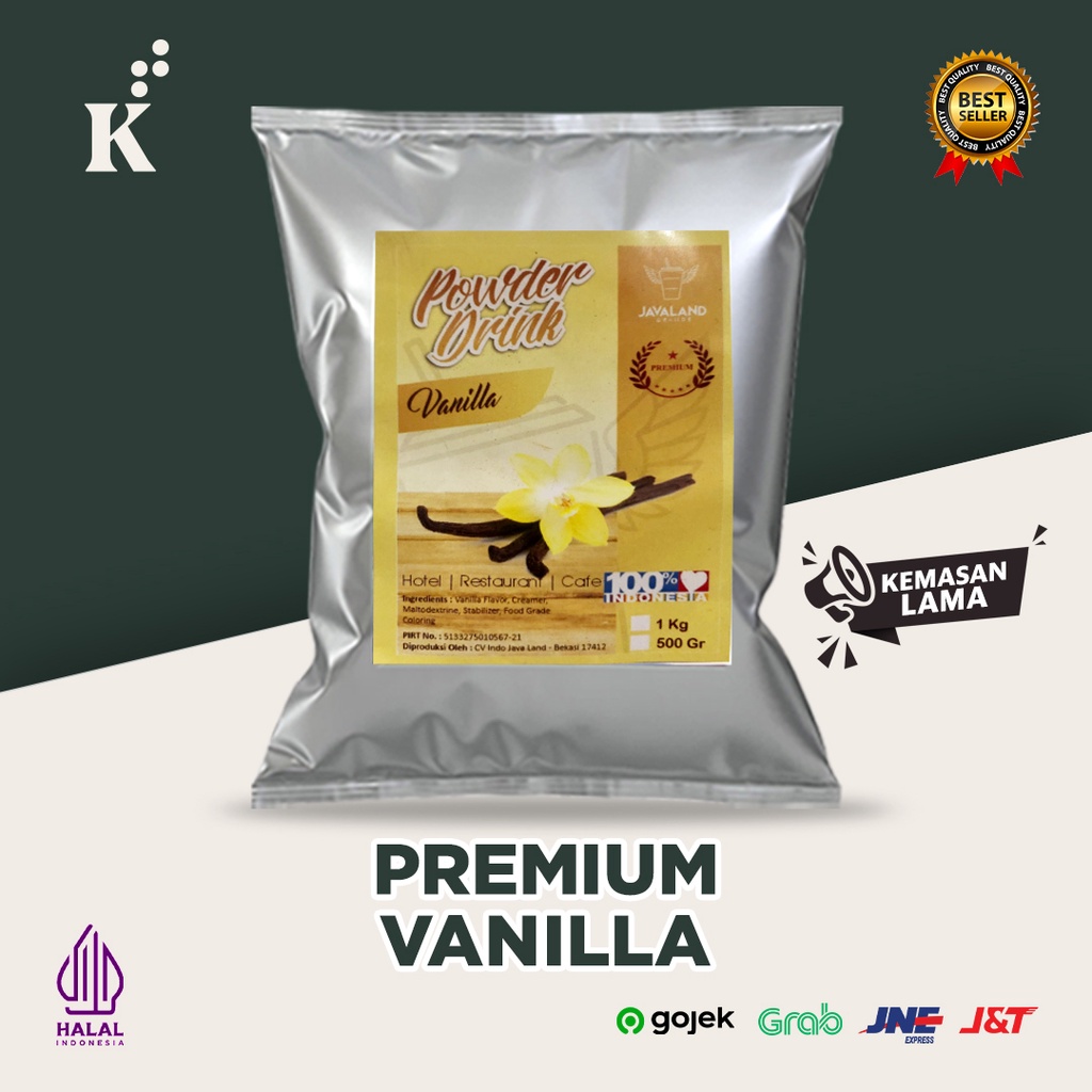 Bubuk Minuman Premium Vanilla Javaland Grande 1kg