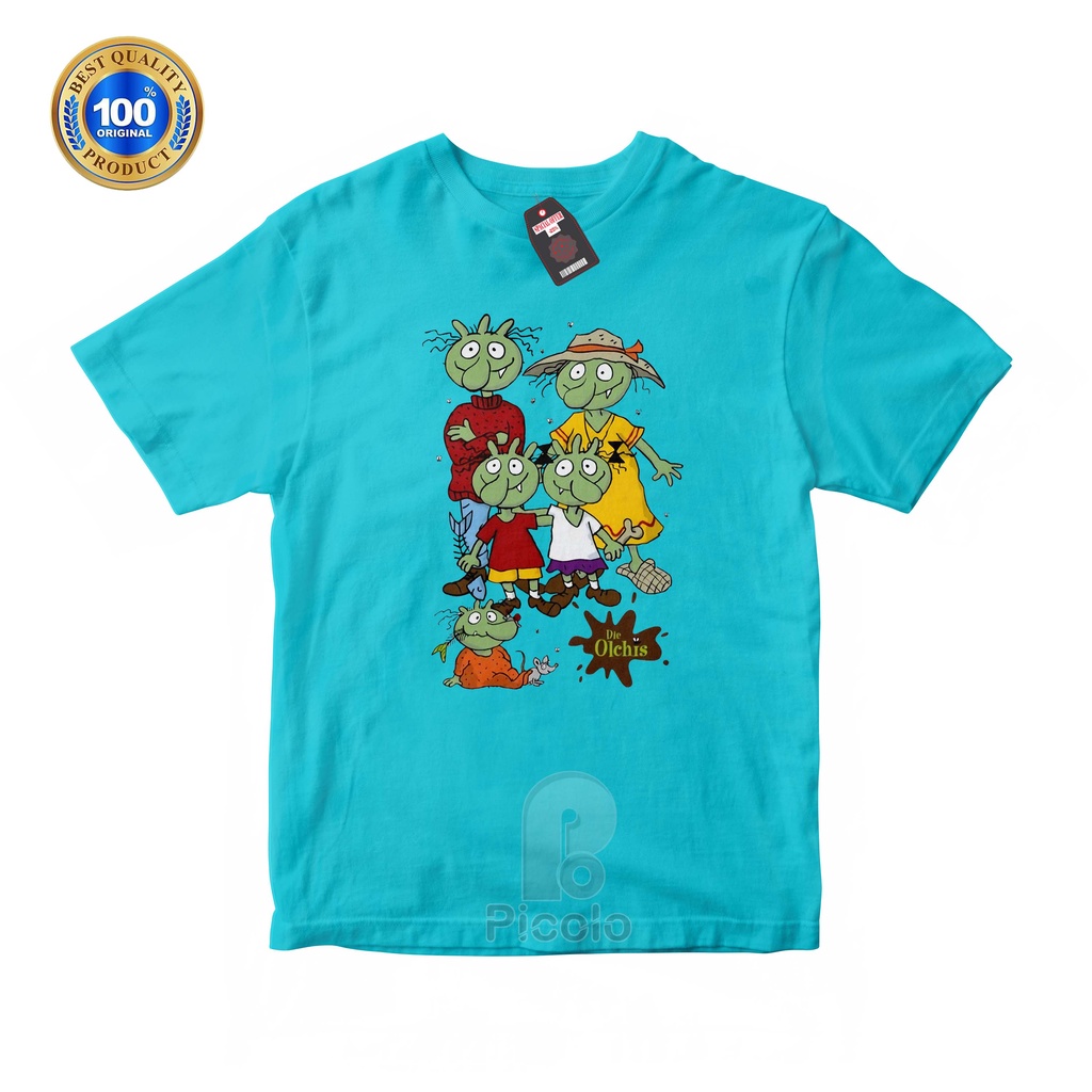 (FREE NAMA) BAJU KAOS ATASAN ANAK MOTIF GAME THE OGGLIES UNISEX Bahan COTTUN