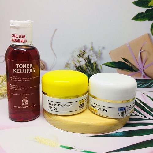 Paket 3 in 1 Cream Kelupas/pengelupasan/Cream Kelupas Wajah Glowng