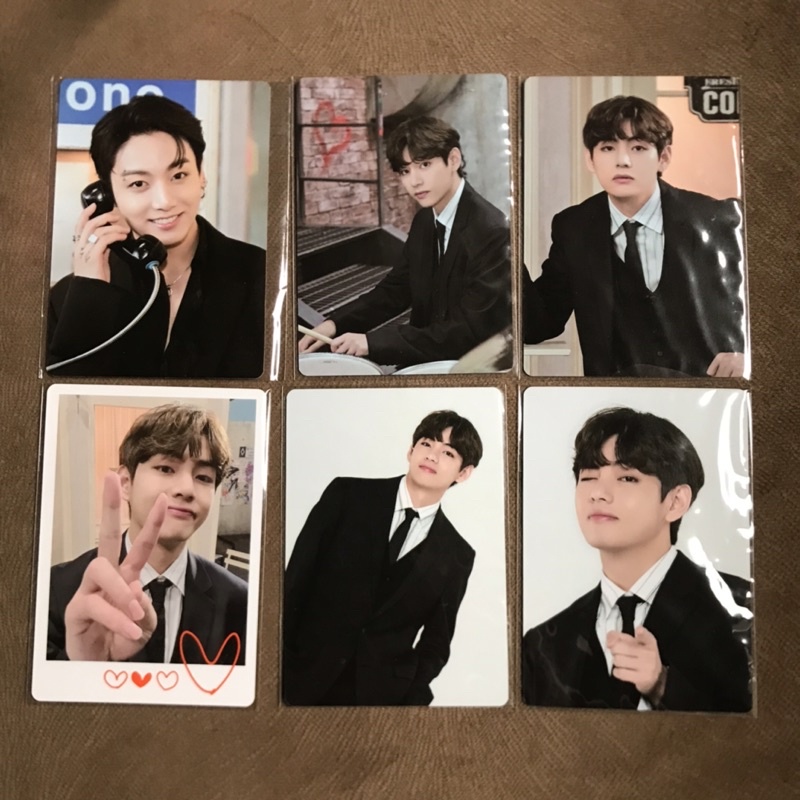 BTS Official Mini Photocard MPC PTD On Stage SPC V Taehyung Jungkook