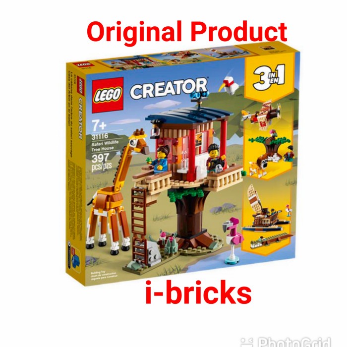 Brick Lego Creator 31116 Safari Wildlife Tree House