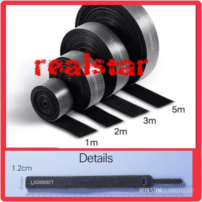

Holder Ugreen Velcro Pengikat Kabel Charger Ties Ugreen Velkro Murah Original