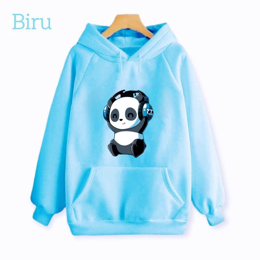 Hzl_outfit Sweater Hoodie Panda 4K Foto Hoodie Sweater Anak Anak