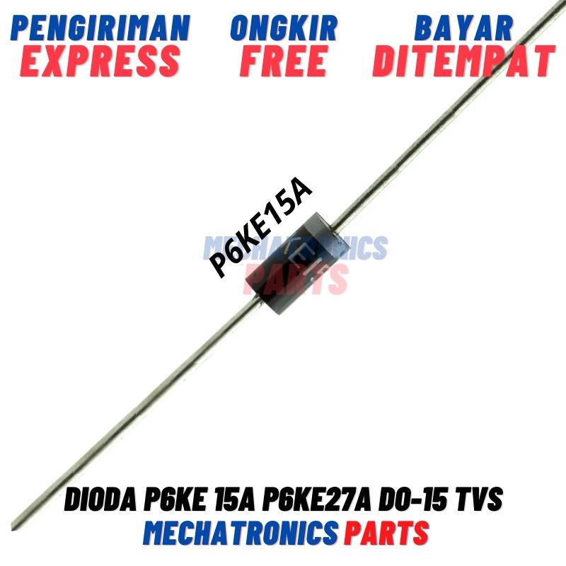 DIODA P6KE 15A P6KE27A DO-15 TVS DIODE