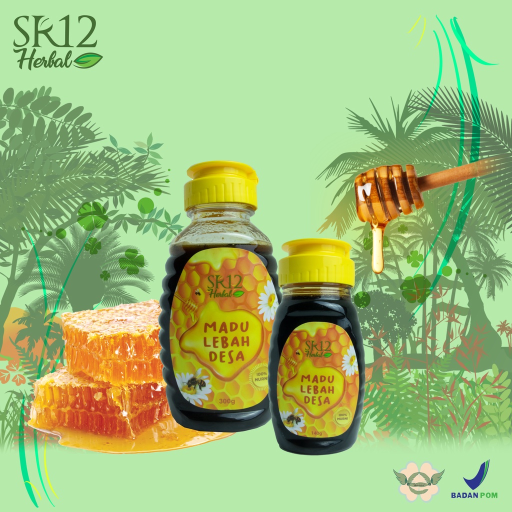 

Madu Lebah Desa SR12 (140 g / 300 g) Madu Murni