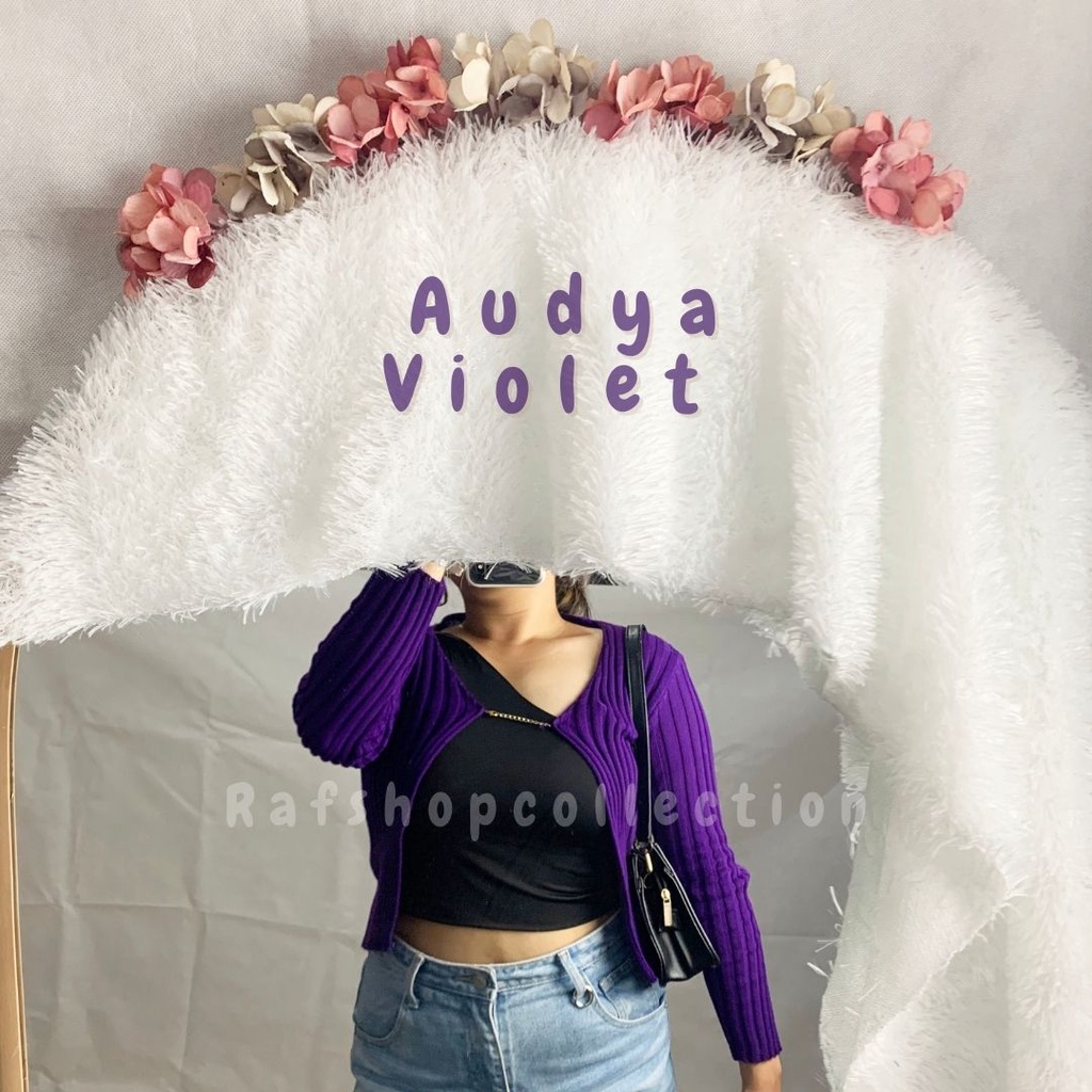 Audya Cardigan knit_atasan rajut_atasan wanita