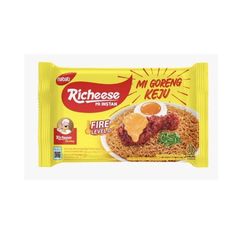 

Mie Richeese Goreng Keju 74gr