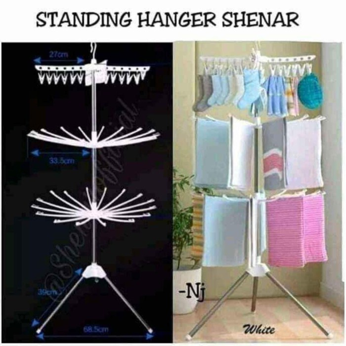 Jemuran Jemuran Menara Jemuran Baju Menara / Gantungan Baju Bayi / Hanger Baju